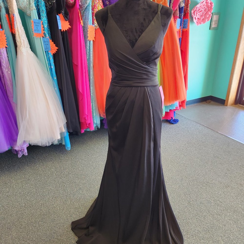 Amelia Couture 366 Size 6 Black Prom/Bridesmaid Formal Dress